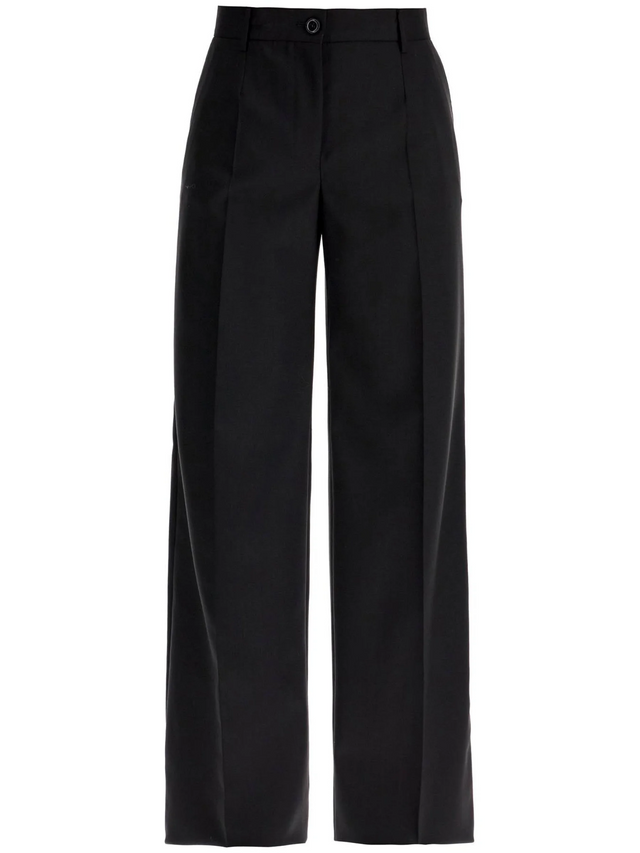 Flare Wool Wide-Leg Pants-Dolce & Gabbana-JOHN JULIA