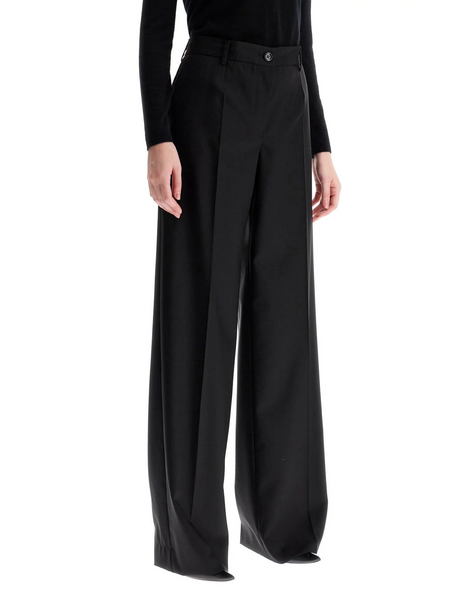 Flare Wool Wide-Leg Pants-Dolce & Gabbana-JOHN JULIA