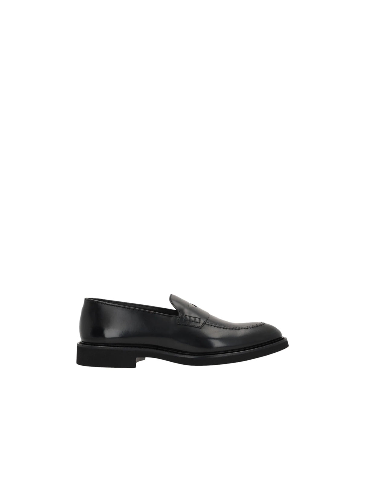 Brushed Leather Penny Loafers-DOUCAL'S-JOHN JULIA