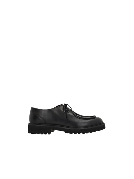 Smooth Leather Lace-up Shoes-DOUCAL'S-JOHN JULIA