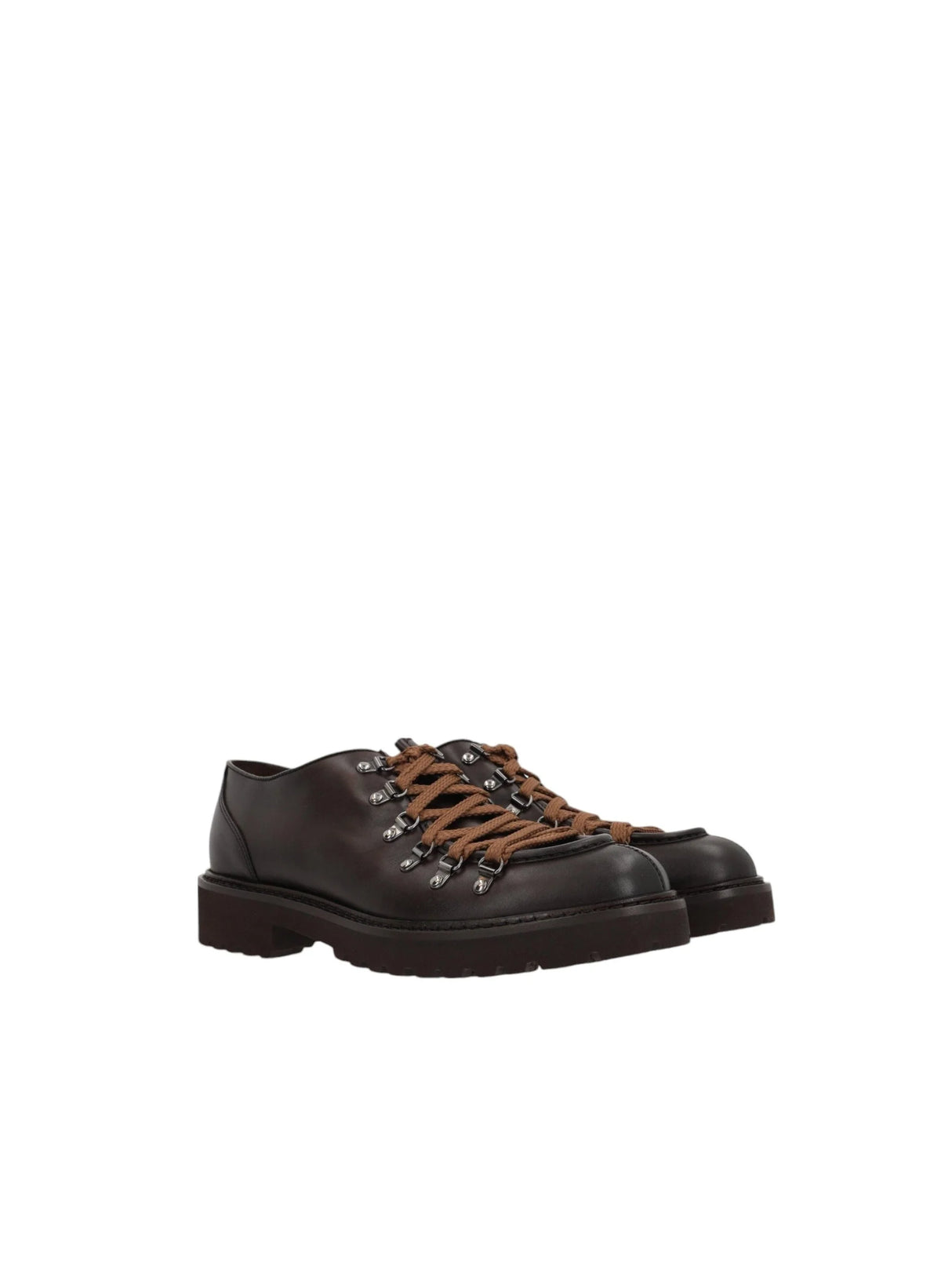 Smooth Leather Lace-up Shoes-DOUCAL'S-JOHN JULIA