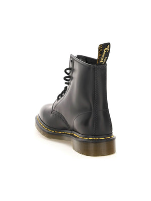 DR.MARTENS-1460 Smooth Lace Up Combat Boots -JOHN JULIA.