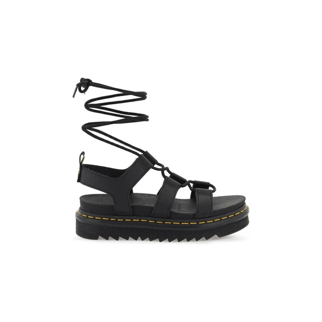 Nartilla Hydro Leather Gladiator Sandals DR.MARTENS JOHN JULIA.