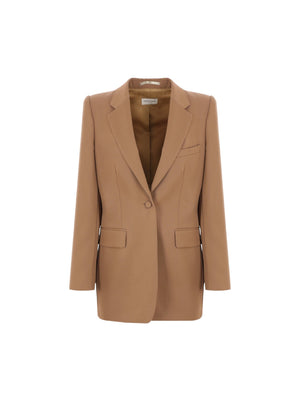 Bemers Single-breasted Wool Jacket-DRIES VAN NOTEN-JOHN JULIA