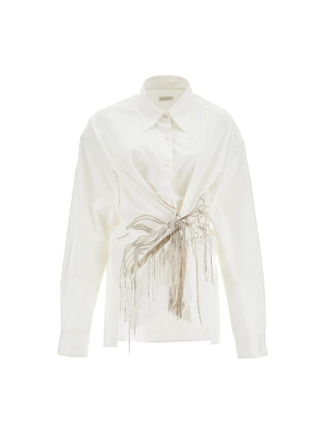 DRIES VAN NOTEN-"Oversized Shirt With -JOHN JULIA.