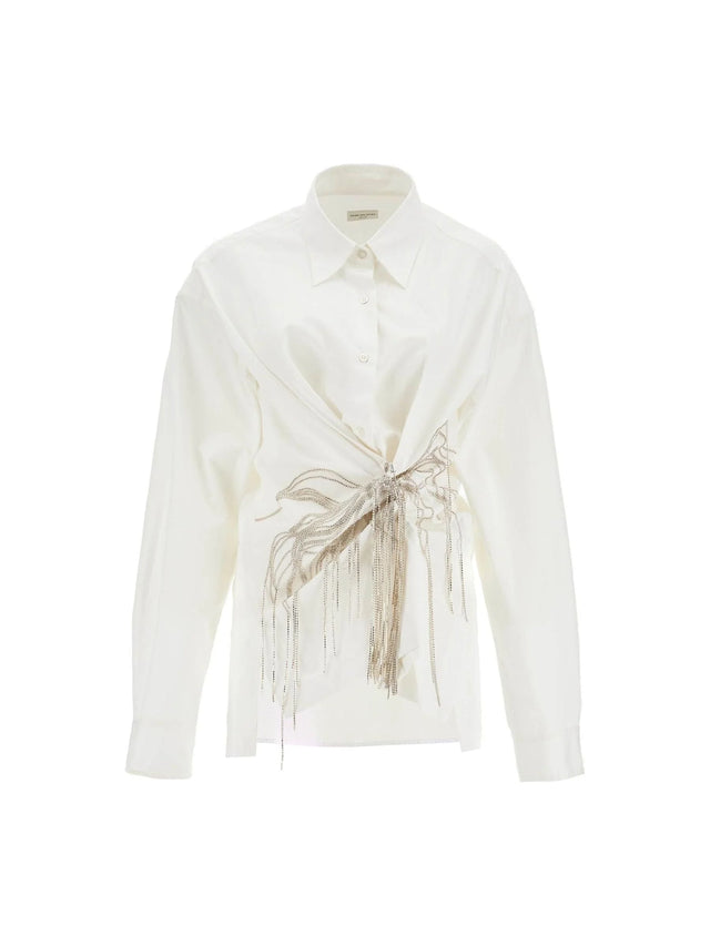 DRIES VAN NOTEN-"Oversized Shirt With -JOHN JULIA.