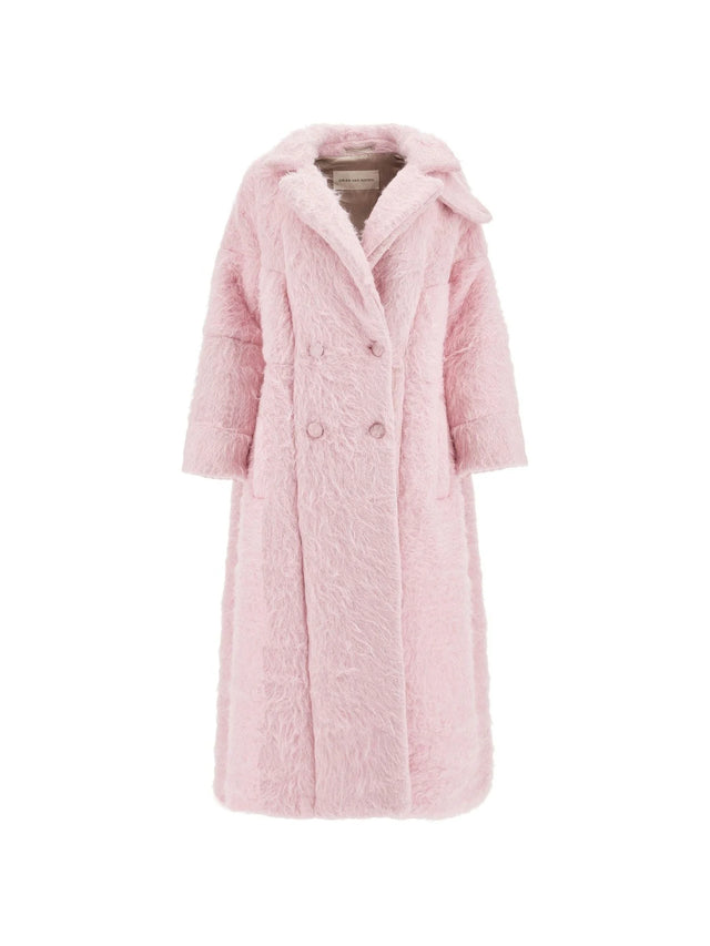 Maxi Brushed Wool Coat Roxana