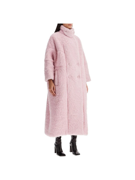 Maxi Brushed Wool Coat Roxana