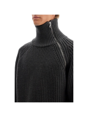 DRIES VAN NOTEN-Monty Zip Up Sweater With -JOHN JULIA.