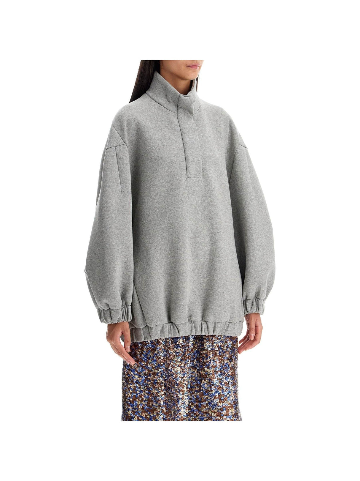 Oversized High-neck Sweat