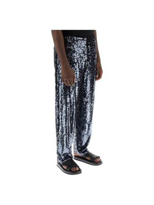 DRIES VAN NOTEN-Penny Long Sequin Pants-JOHN JULIA