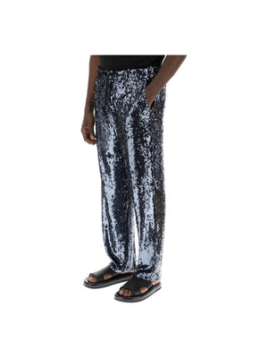 DRIES VAN NOTEN-Penny Long Sequin Pants-JOHN JULIA