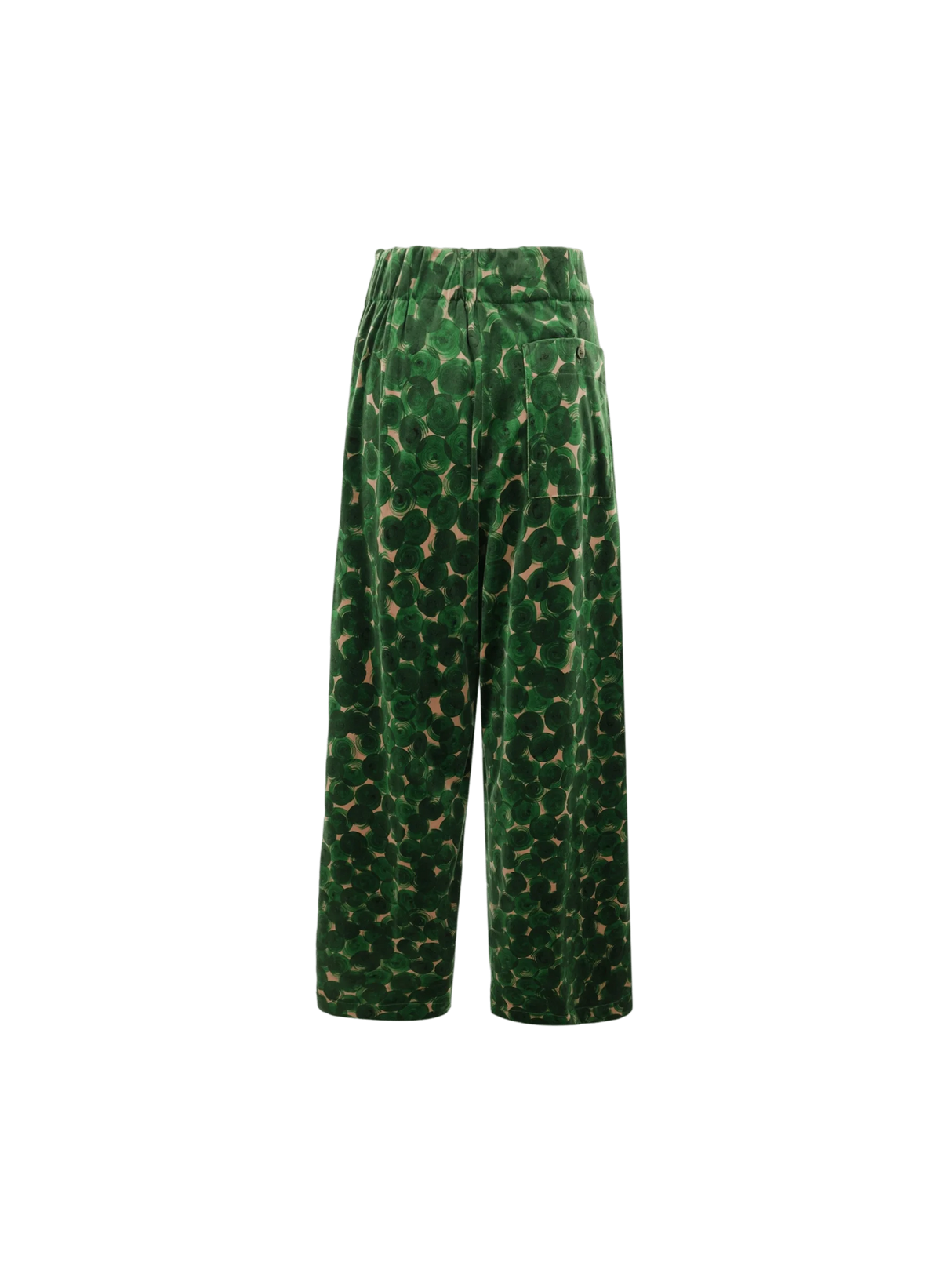 Pila Wide-leg Velvet Trousers-DRIES VAN NOTEN-JOHN JULIA