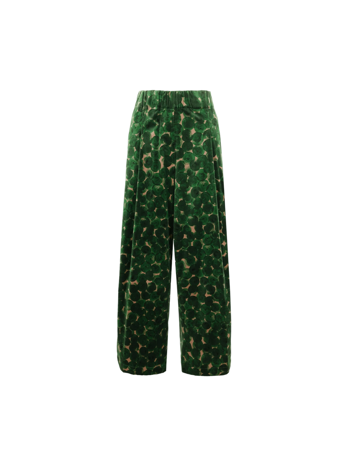 Pila Wide-leg Velvet Trousers-DRIES VAN NOTEN-JOHN JULIA