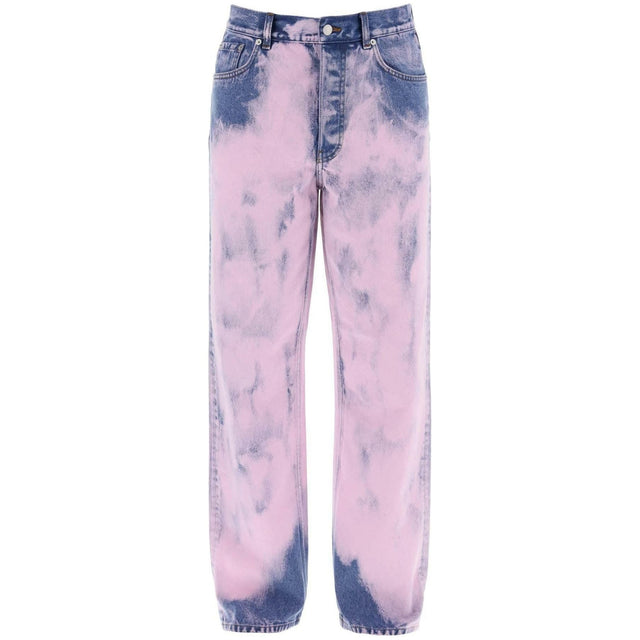 Pink Pine Garment-Dyed Jeans DRIES VAN NOTEN JOHN JULIA.