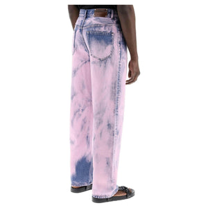 Pink Pine Garment-Dyed Jeans DRIES VAN NOTEN JOHN JULIA.