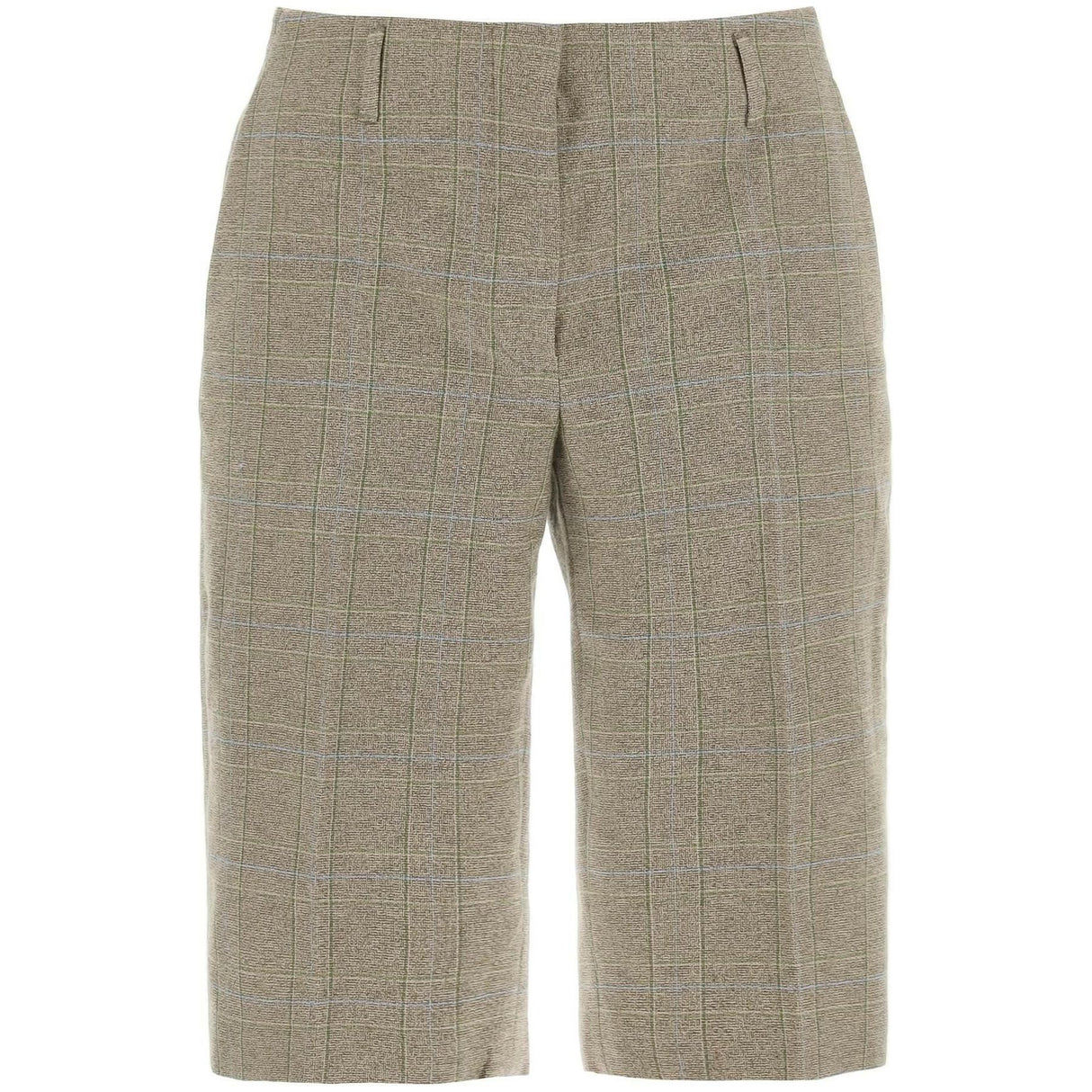 Plaid Cotton Blend Shorts DRIES VAN NOTEN JOHN JULIA.