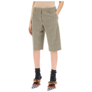 Plaid Cotton Blend Shorts DRIES VAN NOTEN JOHN JULIA.