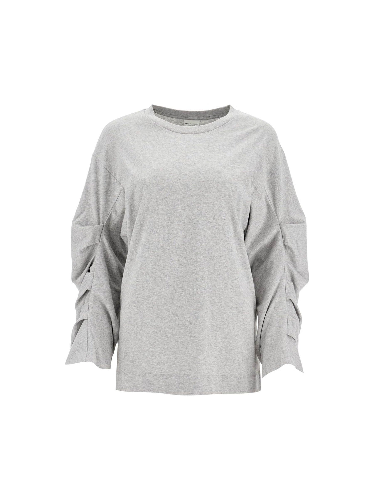 T-shirt With Pleated Sleeves Heynas