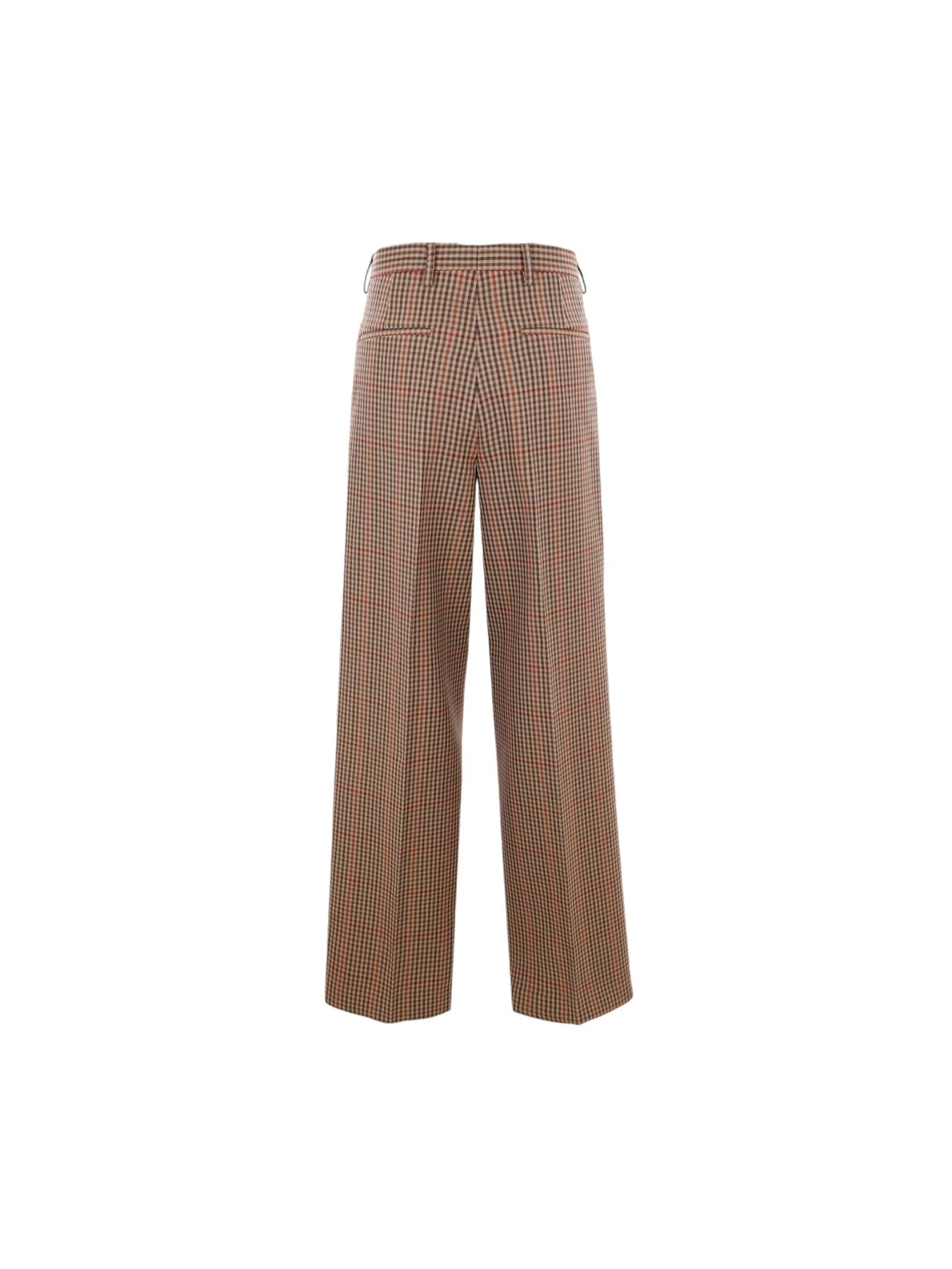 Porter Check Wool Trousers-DRIES VAN NOTEN-JOHN JULIA