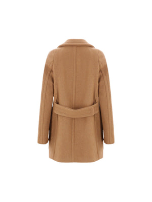 Randia Double-Breasted Wool Peacoat-DRIES VAN NOTEN-JOHN JULIA