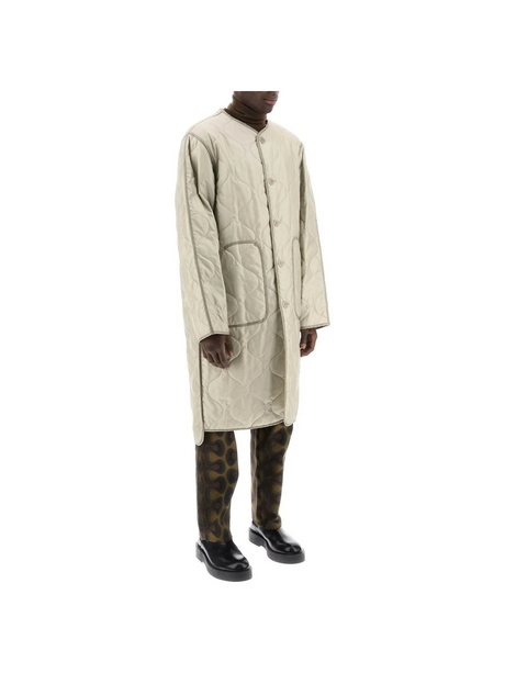 Sand Long Quilted Jacket DRIES VAN NOTEN JOHN JULIA.