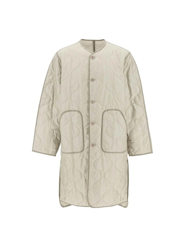 Sand Long Quilted Jacket DRIES VAN NOTEN JOHN JULIA.