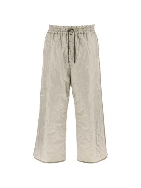 Sand Pansbourg Quilted Nylon Pants DRIES VAN NOTEN JOHN JULIA.