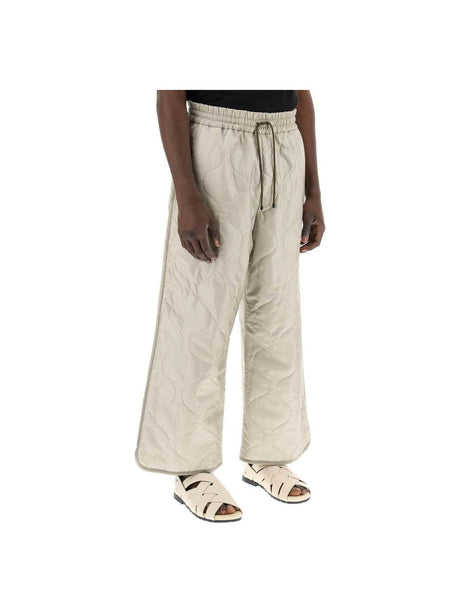 Sand Pansbourg Quilted Nylon Pants DRIES VAN NOTEN JOHN JULIA.