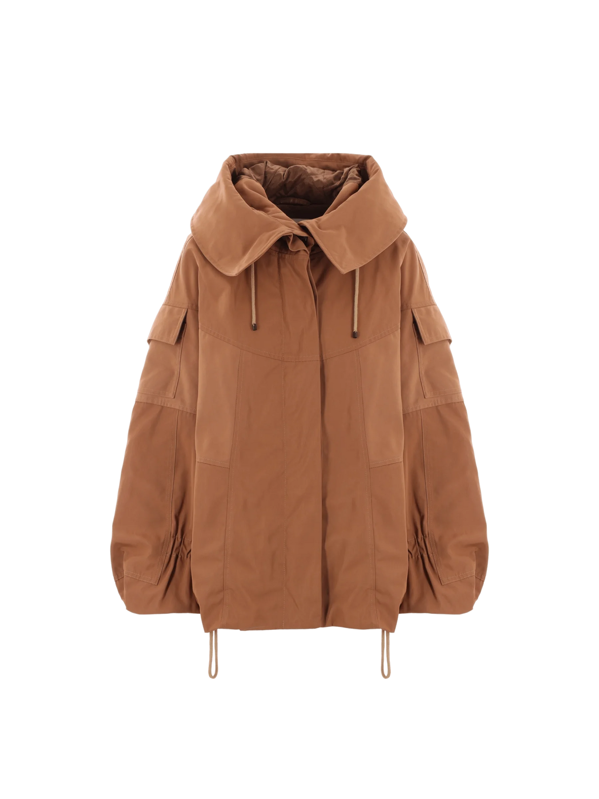 Vanilla Nylon Padded Jacket-DRIES VAN NOTEN-JOHN JULIA