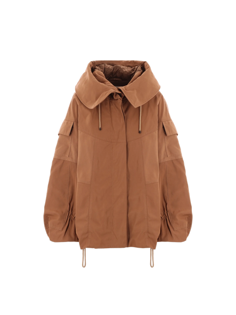 Vanilla Nylon Padded Jacket-DRIES VAN NOTEN-JOHN JULIA