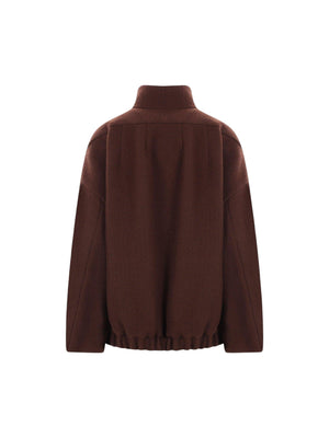 Voles Wool Bomber Jacket-DRIES VAN NOTEN-JOHN JULIA