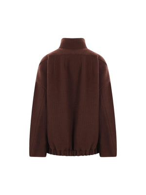 Voles Wool Bomber Jacket-DRIES VAN NOTEN-JOHN JULIA