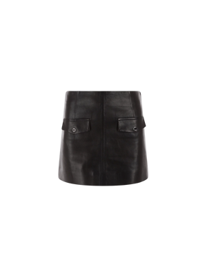 Leather Miniskirt-DROME-JOHN JULIA