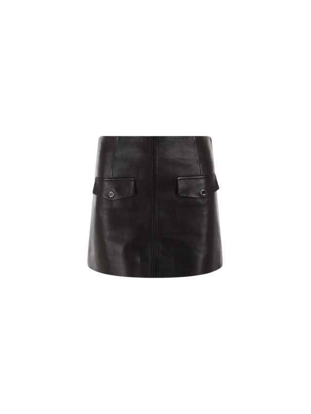 Leather Miniskirt-DROME-JOHN JULIA