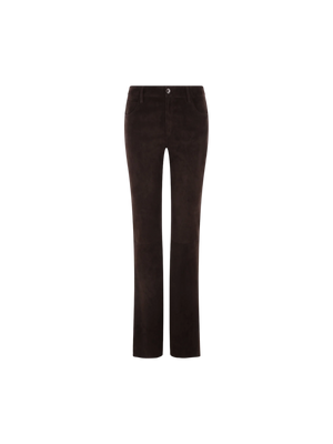 Suede Flared Pants-DROME-JOHN JULIA