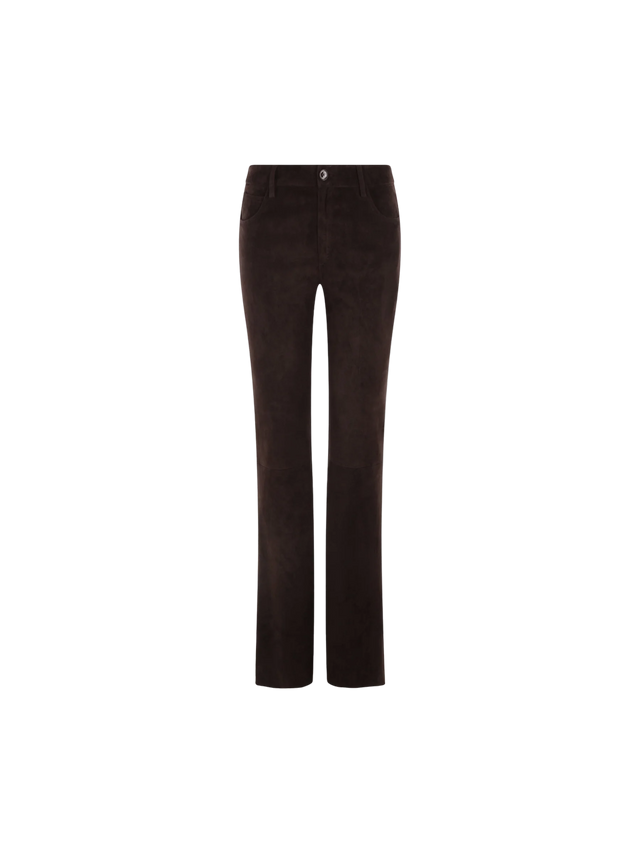 Suede Flared Pants-DROME-JOHN JULIA