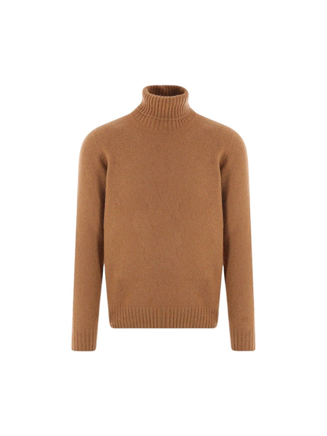 Wool High Neck Sweater-DRUMOHR-JOHN JULIA