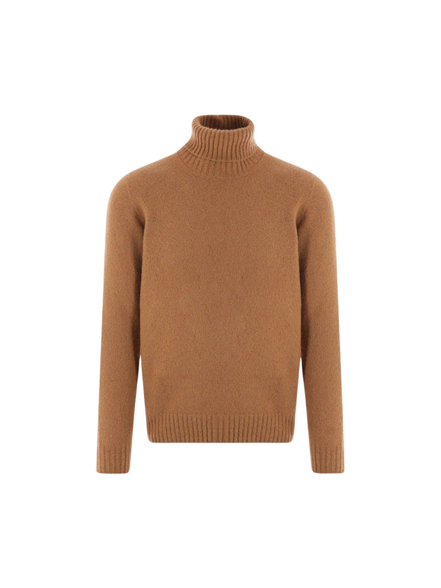 Wool High Neck Sweater-DRUMOHR-JOHN JULIA