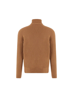 Wool High Neck Sweater-DRUMOHR-JOHN JULIA