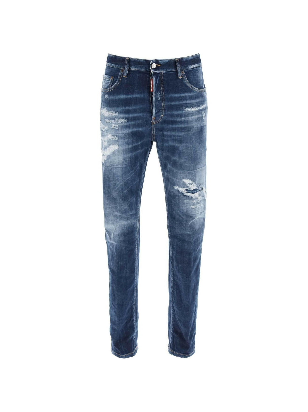 642 Jeans In Denim Destroyed Wash DSQUARED2 JOHN JULIA.