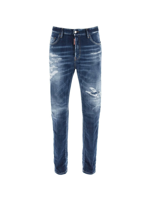 642 Jeans In Denim Destroyed Wash DSQUARED2 JOHN JULIA.