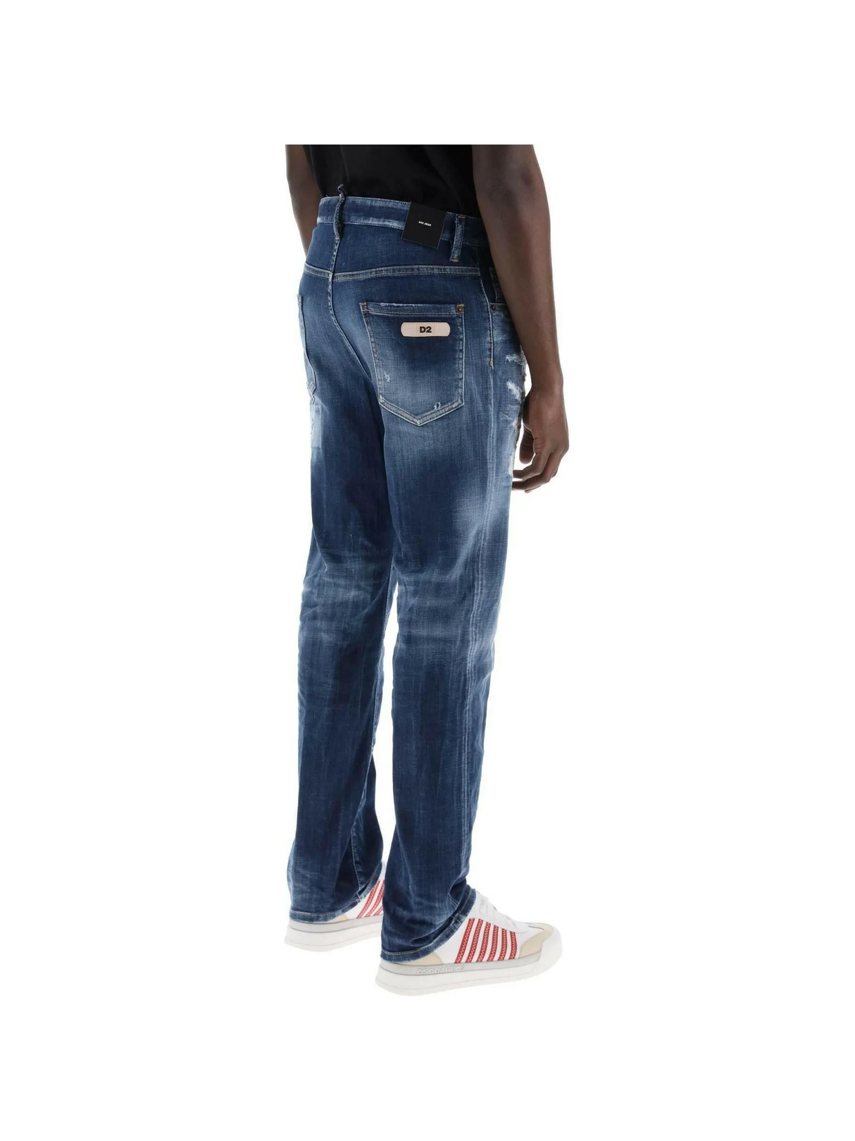 642 Jeans In Denim Destroyed Wash DSQUARED2 JOHN JULIA.