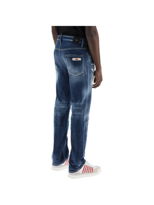 642 Jeans In Denim Destroyed Wash DSQUARED2 JOHN JULIA.