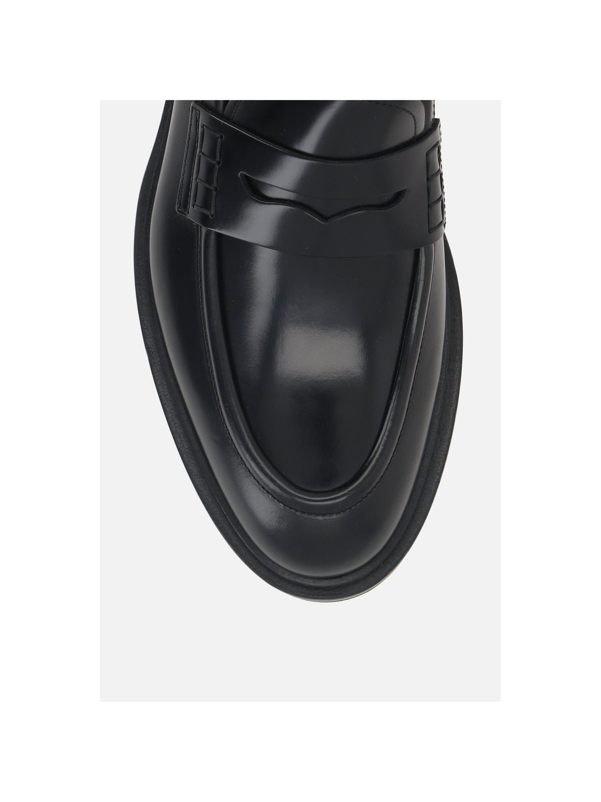 Altavilla Brushed Leather Loafers-DSQUARED2-JOHN JULIA