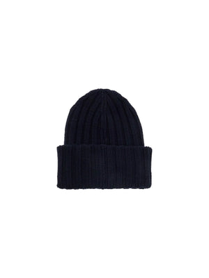 Patch Logo Knit Beanie Hat-DSQUARED2-JOHN JULIA