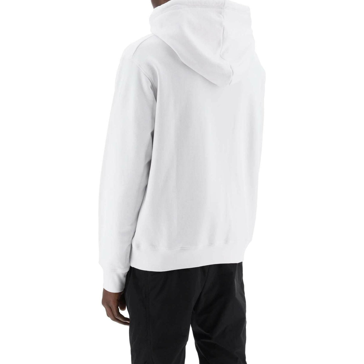 White Brushed Cotton Jersey Suburbans Cool Fit Sweatshirt DSQUARED2 JOHN JULIA.