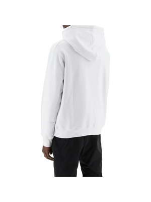 White Brushed Cotton Jersey Suburbans Cool Fit Sweatshirt DSQUARED2 JOHN JULIA.