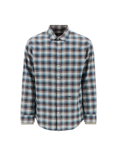 Check Shirt With Layered Sleeves DSQUARED2 JOHN JULIA.