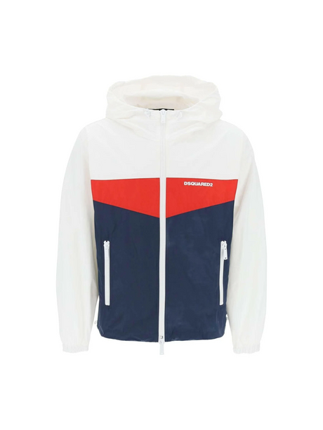 Color Block Windbreaker Jacket DSQUARED2 JOHN JULIA.